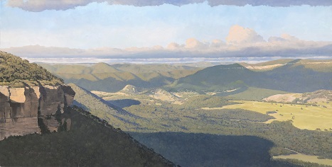 Blue Mountains painting